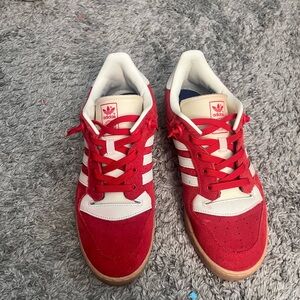 Adidas Rivarly Red and White Sneakers